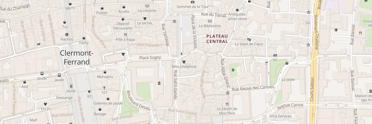Plan du 3 Imp Perrier à Clermont-Ferrand