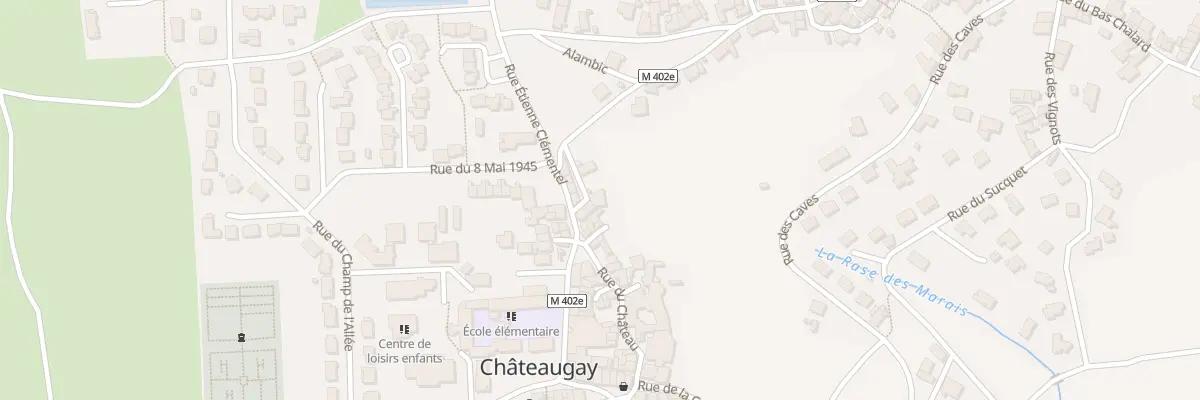 Plan du 5 Imp de la Diane à Châteaugay
