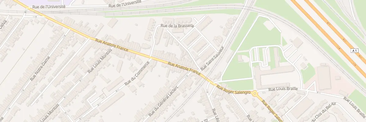 Plan du 16 Rue Anatole France à Ronchin