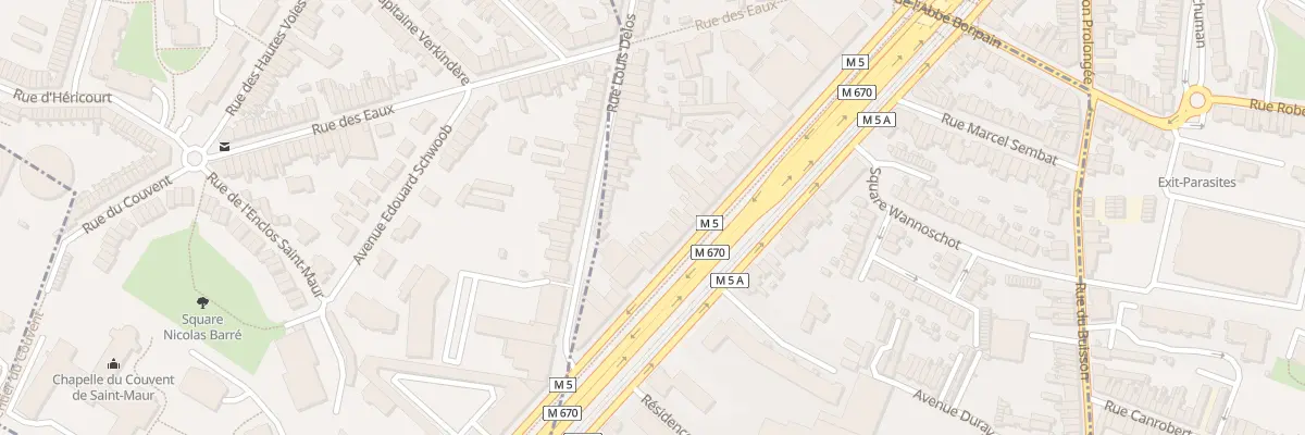 Plan du 639 Av de la République à Lille