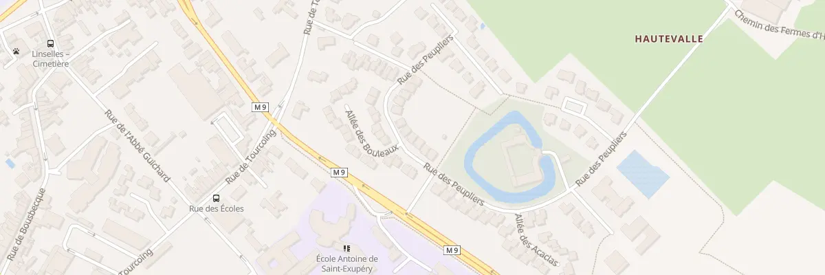 Plan du 17 Rue des Peupliers à Linselles