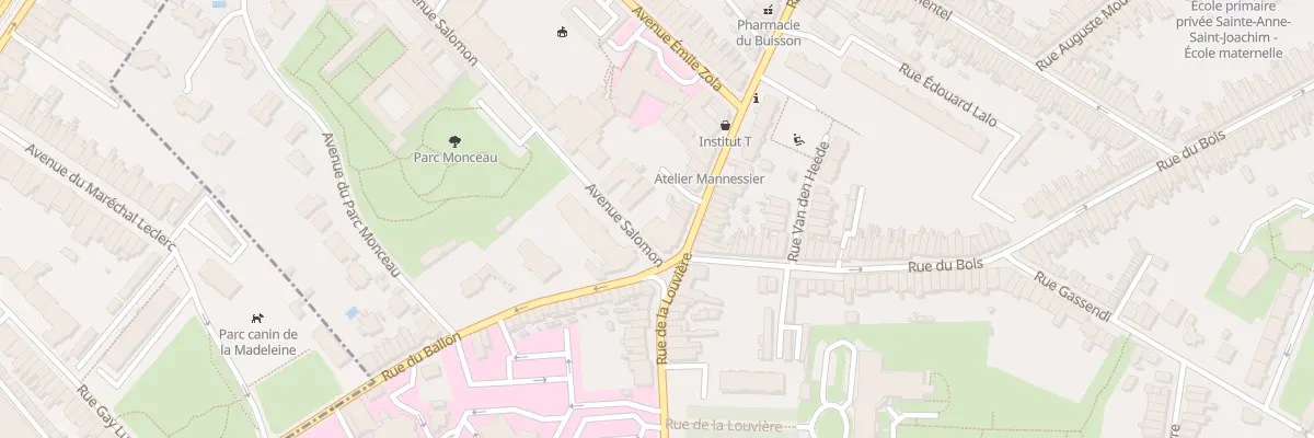 Plan du 9 Rue du Buisson à Lille