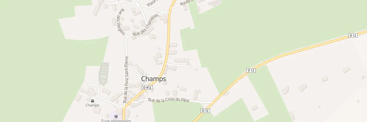 Plan du 3 Imp des Trois Puits à Champs