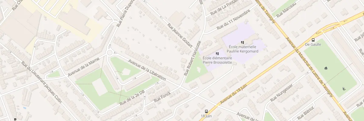 Plan du 1T Rue Robert Hanicotte à Ronchin
