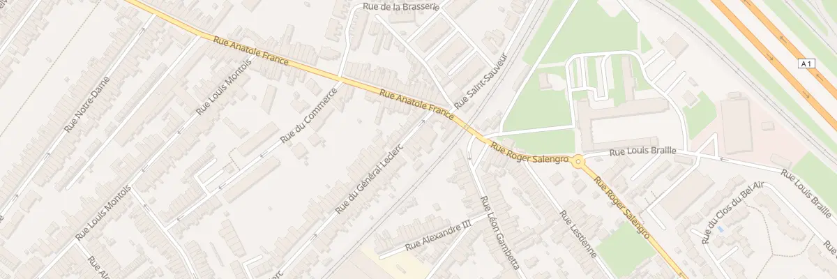 Plan du 214 Rue du Général Leclerc à Ronchin