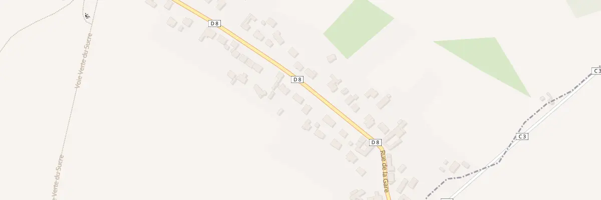 Plan du 580 Rue de la Gare à Moncheaux