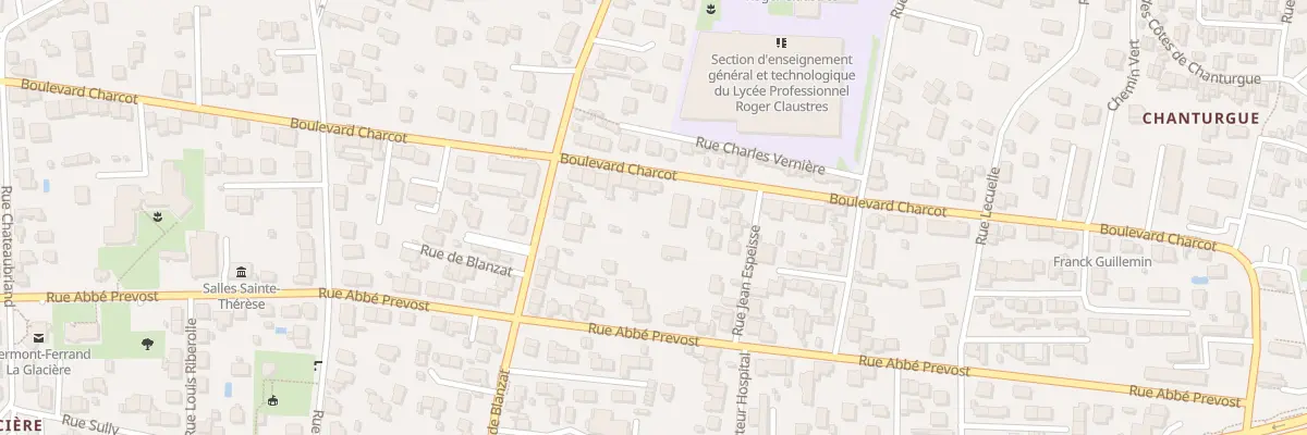 Plan du 81 Bd Charcot à Clermont-Ferrand