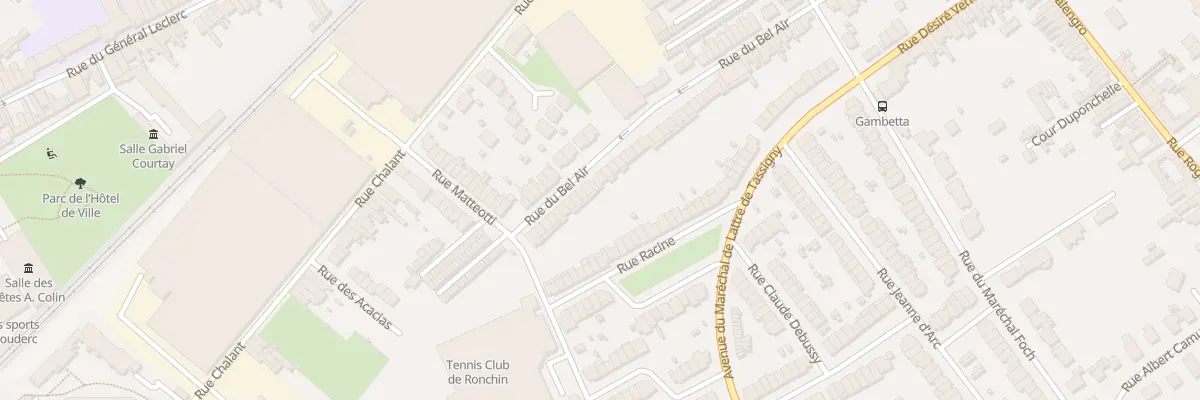 Plan du 105 Rue du Bel Air à Ronchin