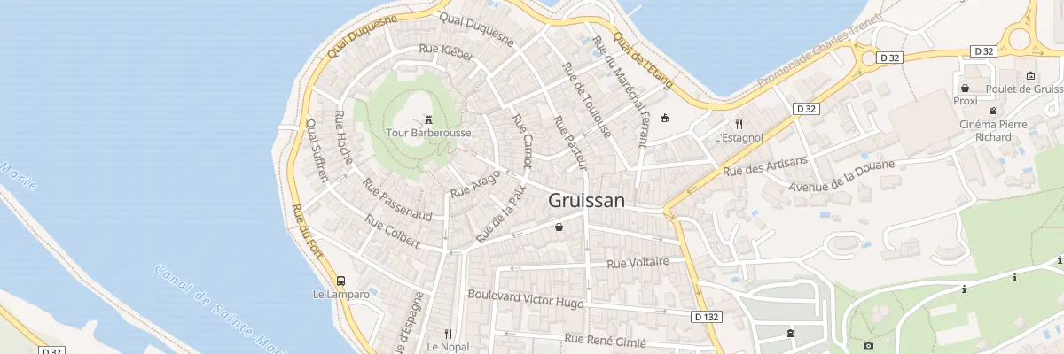 Plan du 15 Rue Espert à Gruissan
