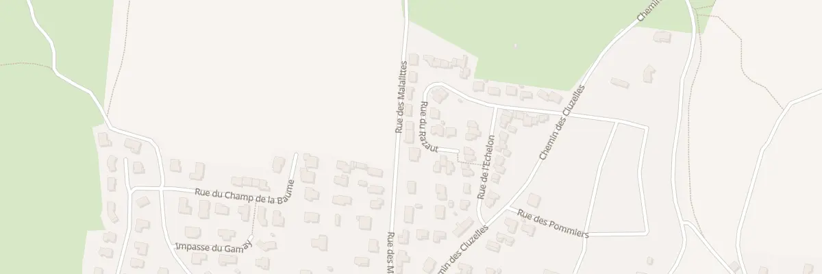 Plan du 36 Rue du Razaut à Châteaugay