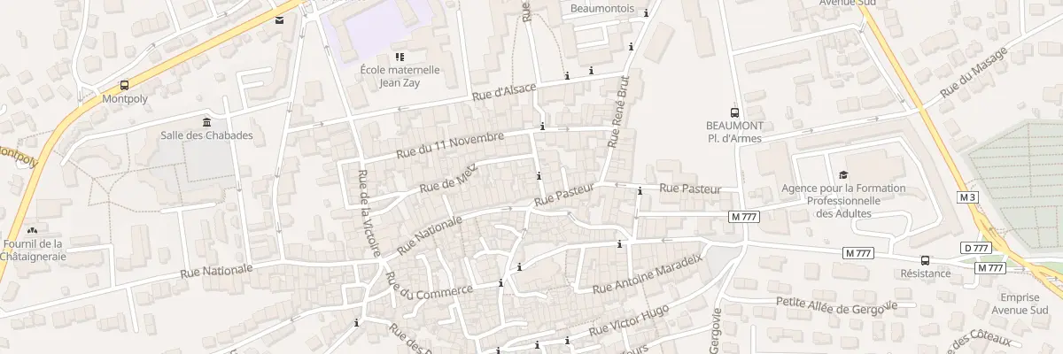 Plan du 5 Rue Porte Réale à Beaumont