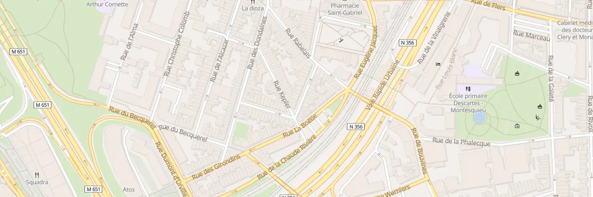 Plan du 14 Rue du Chemin de Fer à Lille