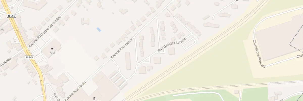 Plan du 84 Rue du Lt Jean Paul Trehaut à Douai