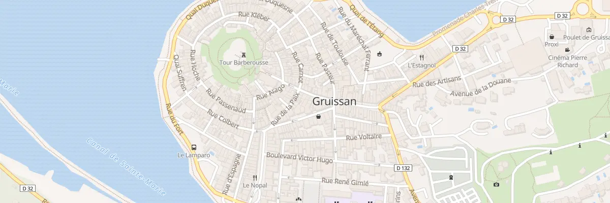 Plan du 16 Rue Espert à Gruissan