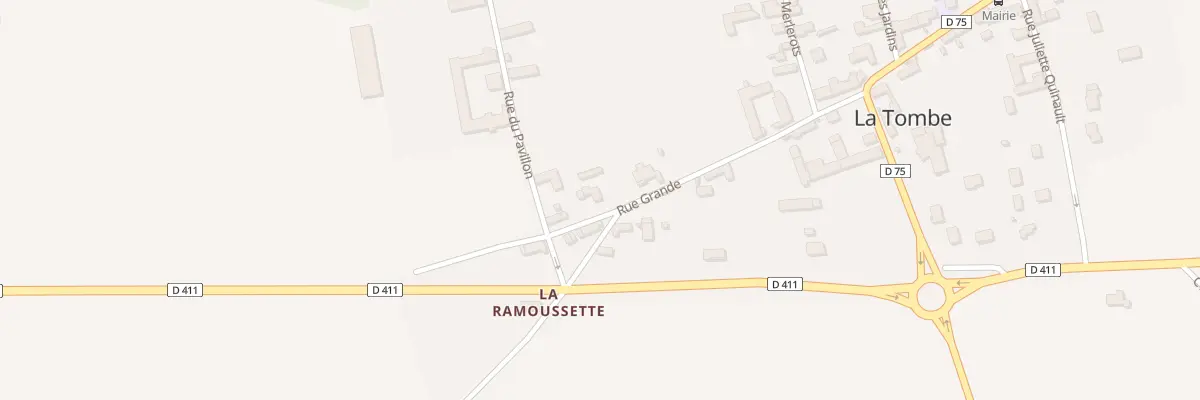 Plan du 46B Rue Grande à La Tombe