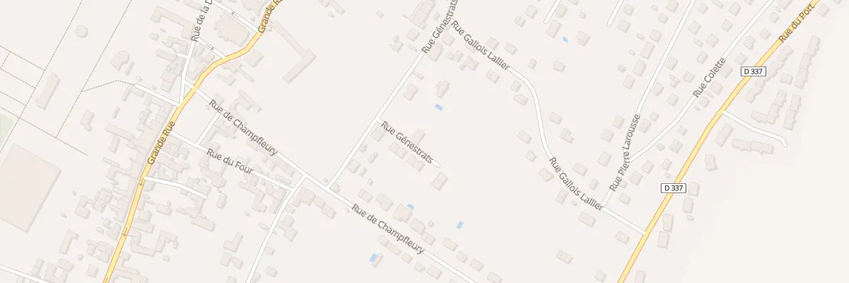 Plan du 7T Rue Genestrats à Villeblevin