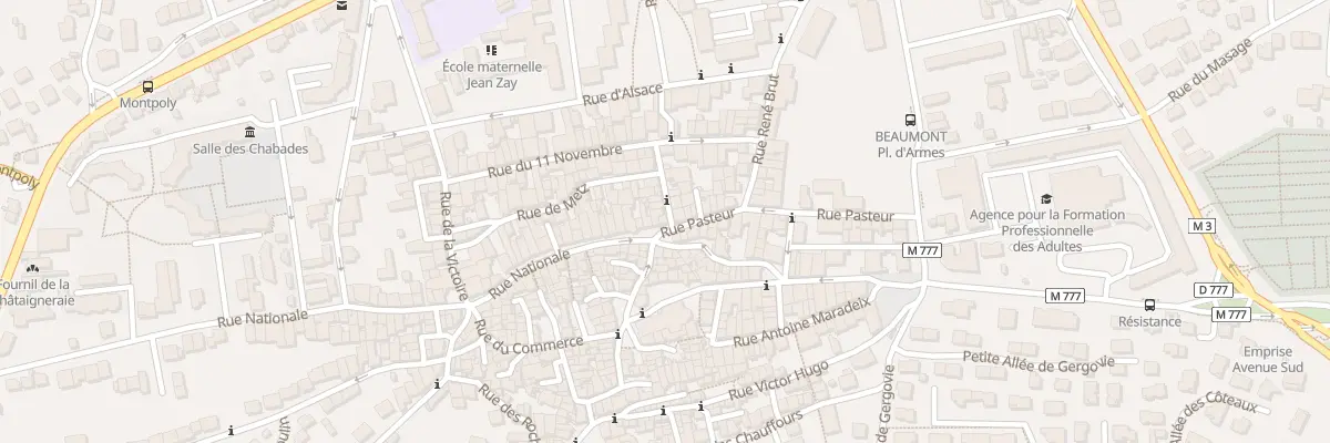 Plan du 30 Rue Nationale à Beaumont