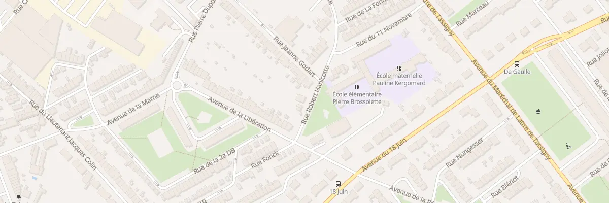 Plan du 1B Rue Robert Hanicotte à Ronchin