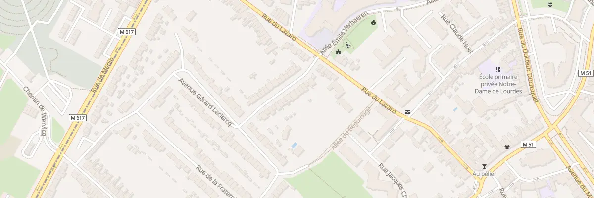 Plan du 11 Rue du Peuple Hongrois à Marcq-en-Barœul