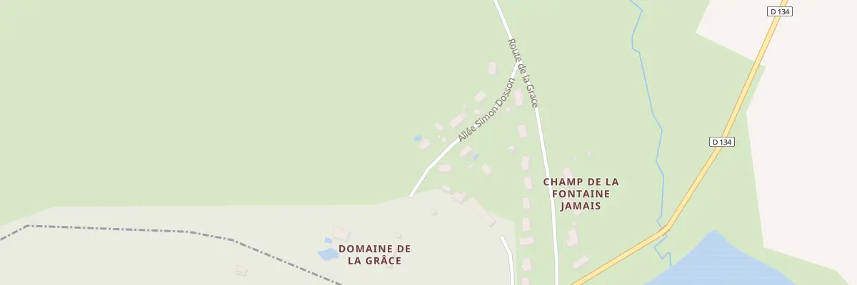 Plan du 9999 Domaine de la Grace à Gimouille