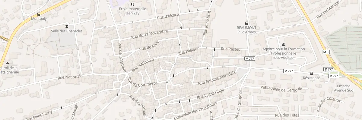 Plan du 27 Rue Nationale à Beaumont