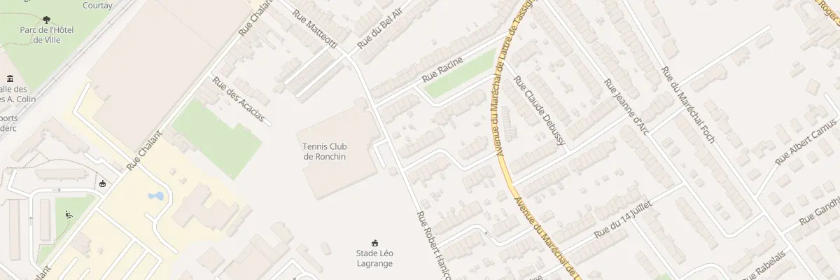 Plan du 16 Rue Corneille à Ronchin