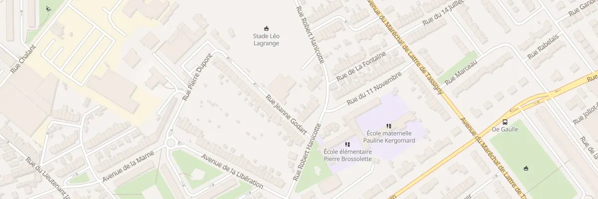 Plan du 7 Rue Robert Hanicotte à Ronchin