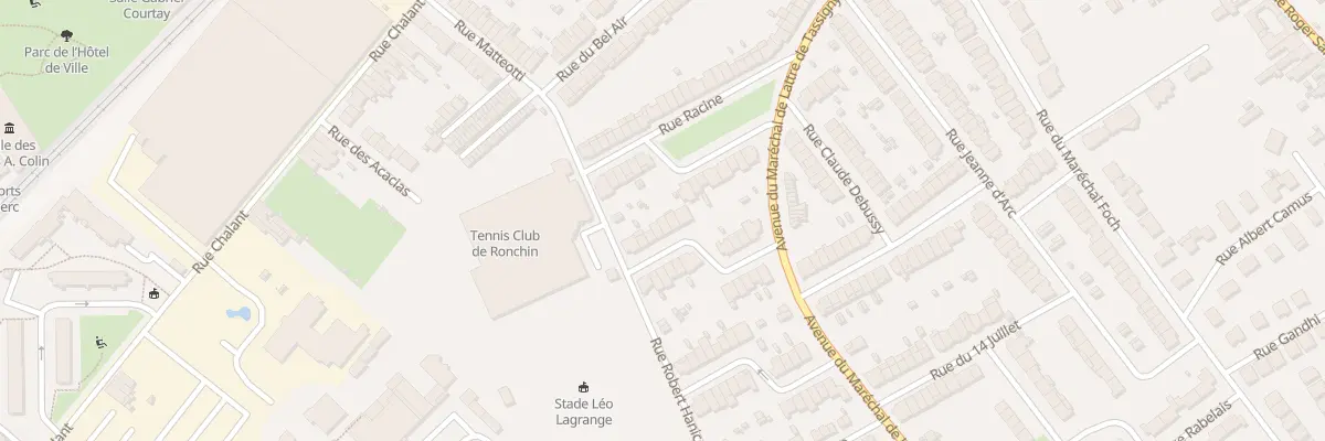 Plan du 14 Rue Corneille à Ronchin