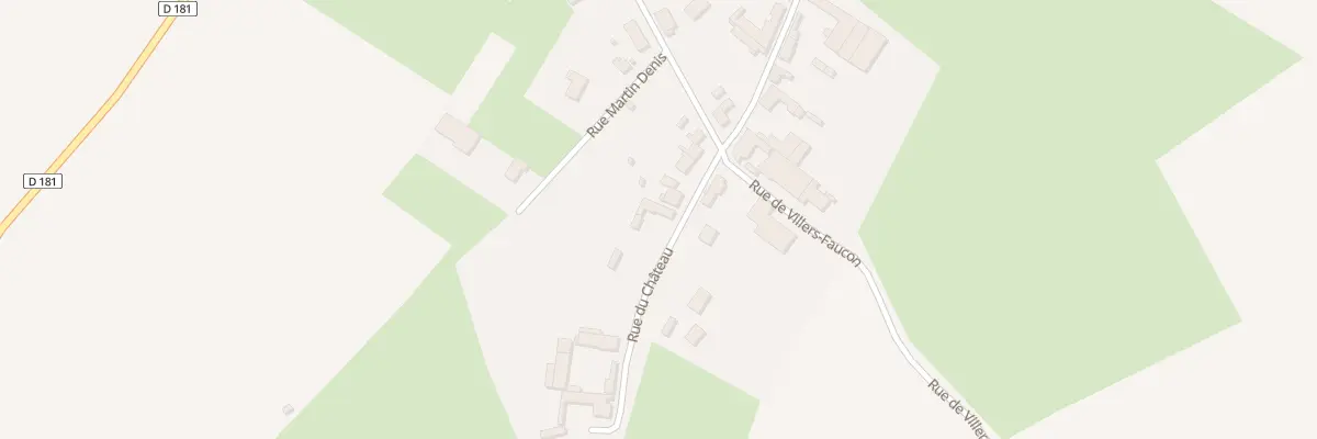 Plan du 10 Rue du château à Guyencourt-Saulcourt