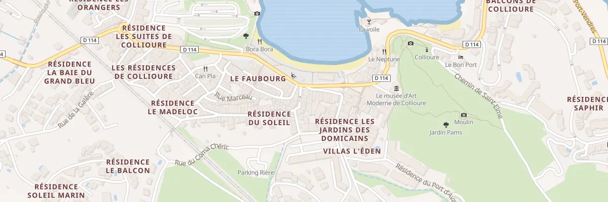Plan du 7 Rue de la Tour d’Auvergne à Collioure
