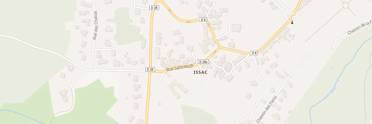 Plan du 3 Rue St Roch à Saint-Saturnin
