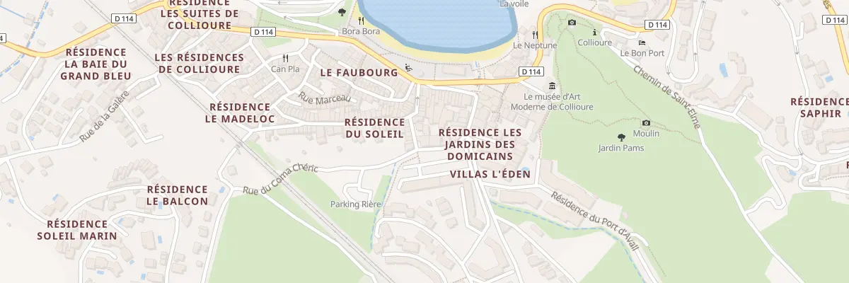 Plan du 5 Rue Edgard Quinet à Collioure