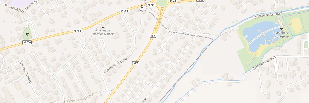 Plan du 122 Imp des Coumas à Blanzat