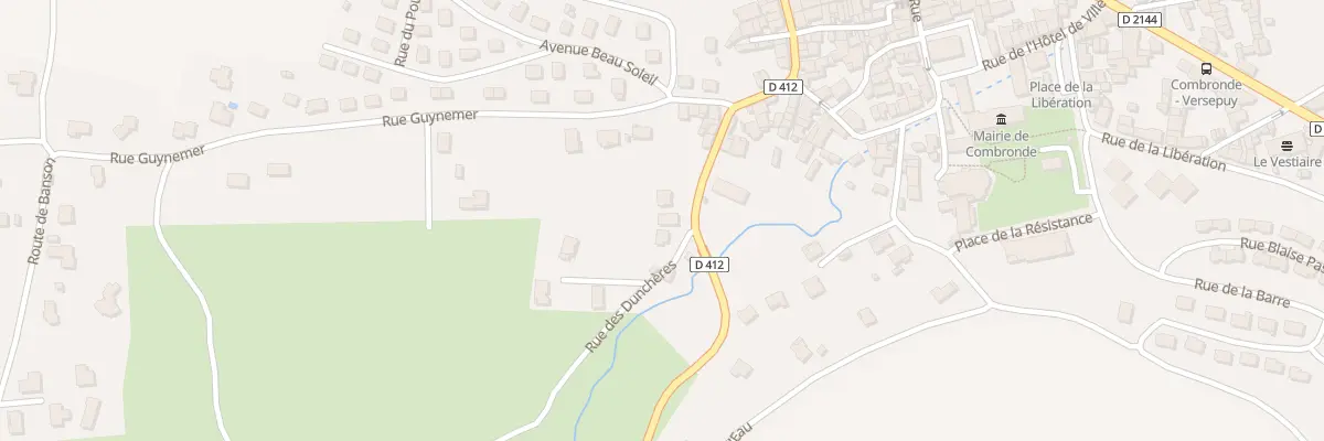 Plan du 68 Rue du Gen Desaix à Combronde