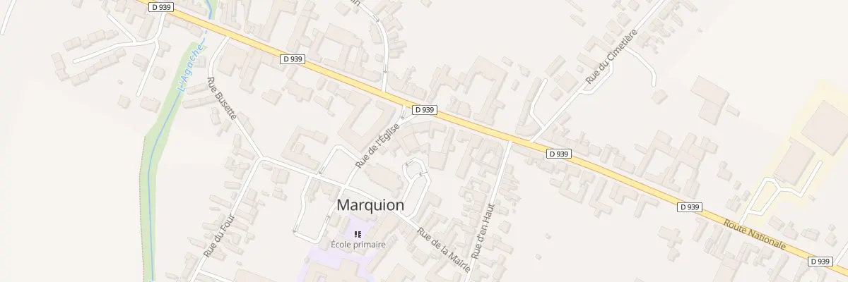 Plan du 48 Rte Nationale à Marquion