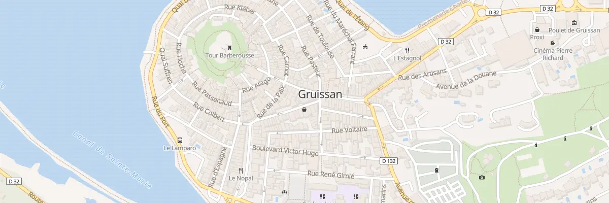Plan du 5 Rue de la République à Gruissan