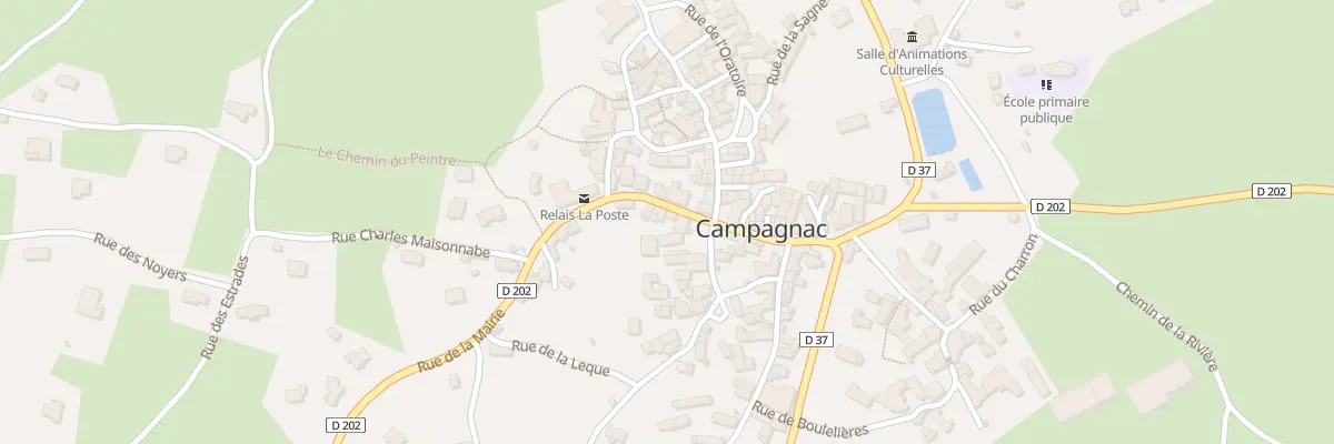 Plan du 5098 Campagnac à Campagnac