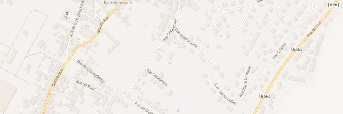 Plan du 5 Rue Genestrats à Villeblevin