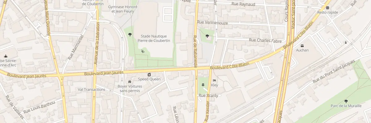 Plan du 6 Bd Jean Jaurès à Clermont-Ferrand