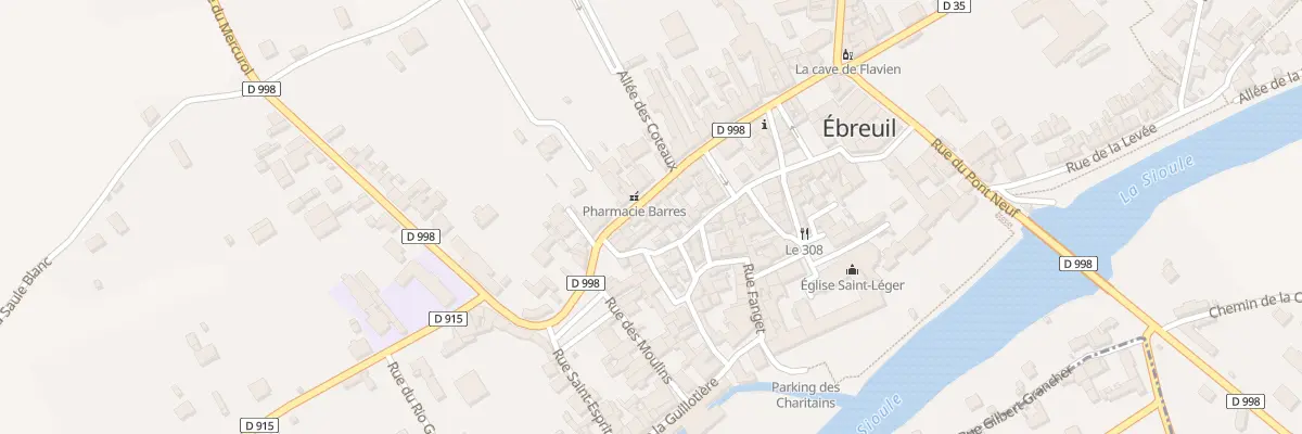 Plan du 31 Rue des Fossés à Ébreuil