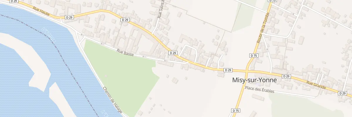 Plan du 4 Rue Basse à Misy-sur-Yonne