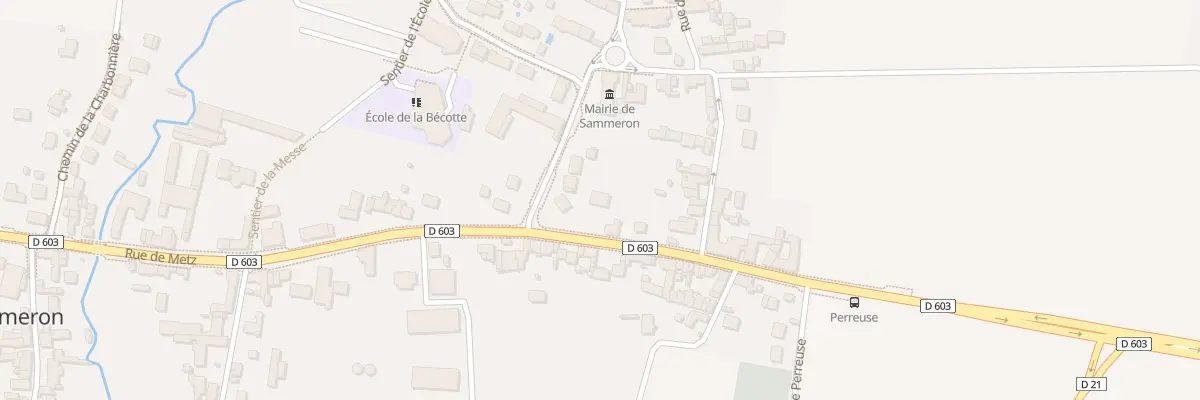 Plan du 14B Rue de Metz à Sammeron