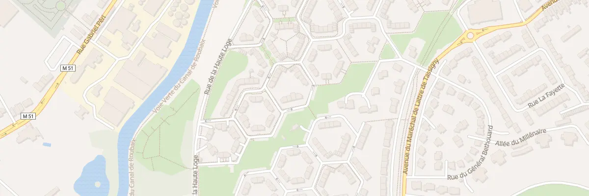 Plan du 13 Che de la Maisnie à Marcq-en-Barœul