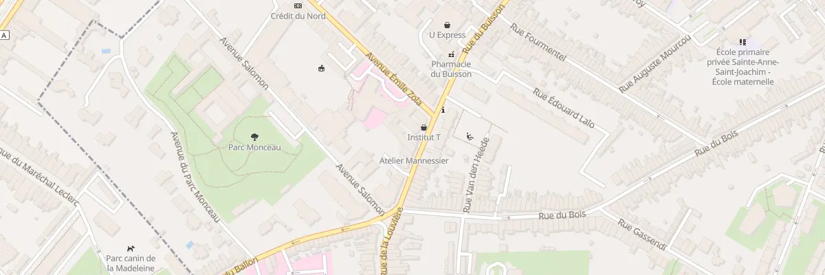 Plan du 27 Rue du Buisson à Lille
