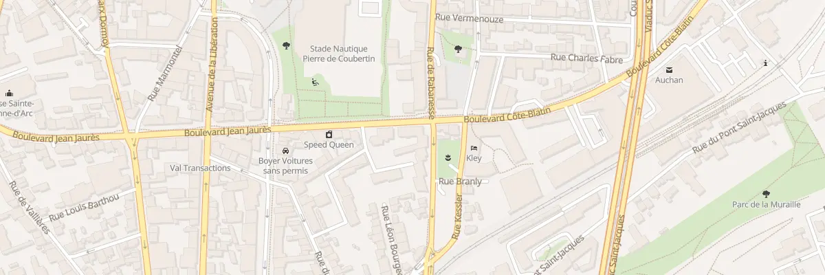 Plan du 3 Bd Jean Jaurès à Clermont-Ferrand