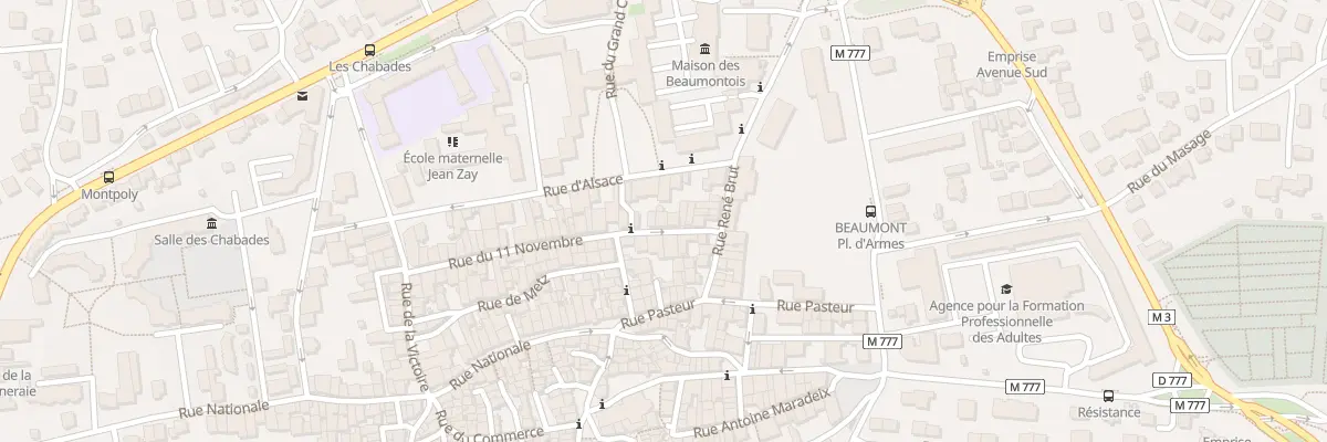 Plan du 10 Rue du 11 Novembre à Beaumont