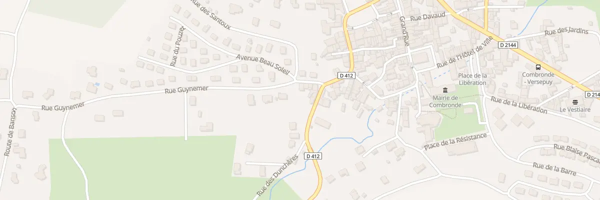 Plan du 60 Rue du Gen Desaix à Combronde