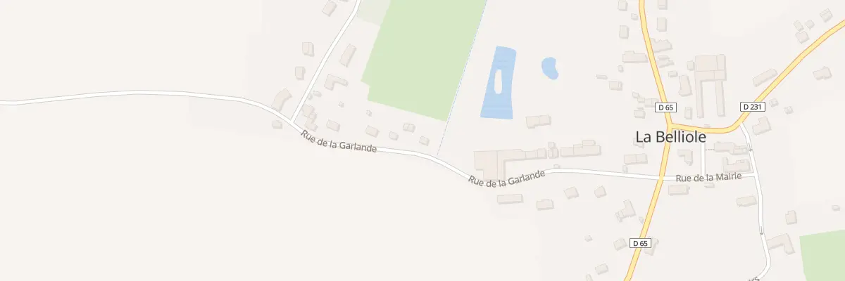 Plan du 24 Rue de Garlande à La Belliole