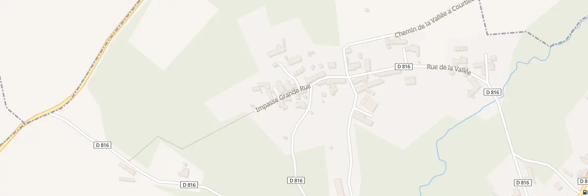 Plan du 2 Rte des Crouttes à Montigny-Lengrain