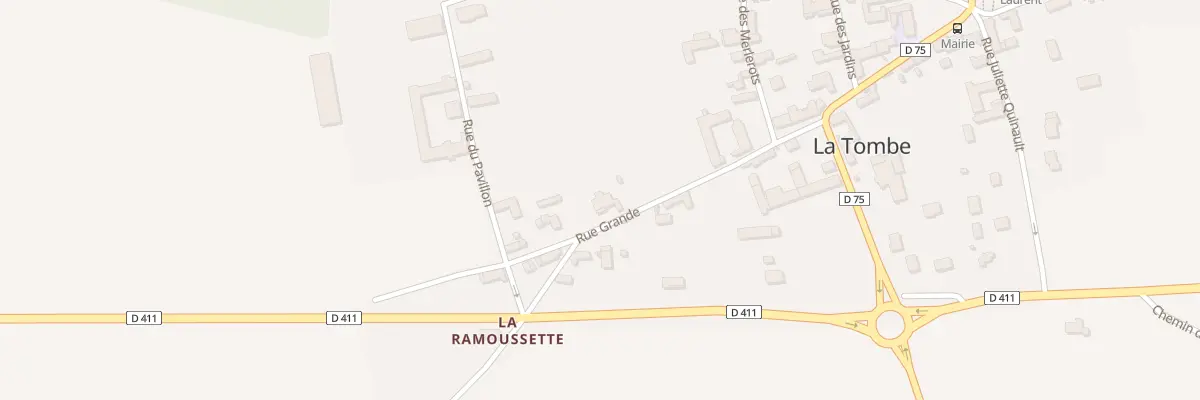 Plan du 44 Rue Grande à La Tombe